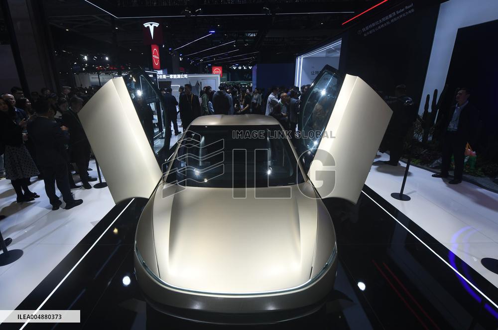 Tesla Cyber Autonomous EV at 8th CIIE in Shanghai