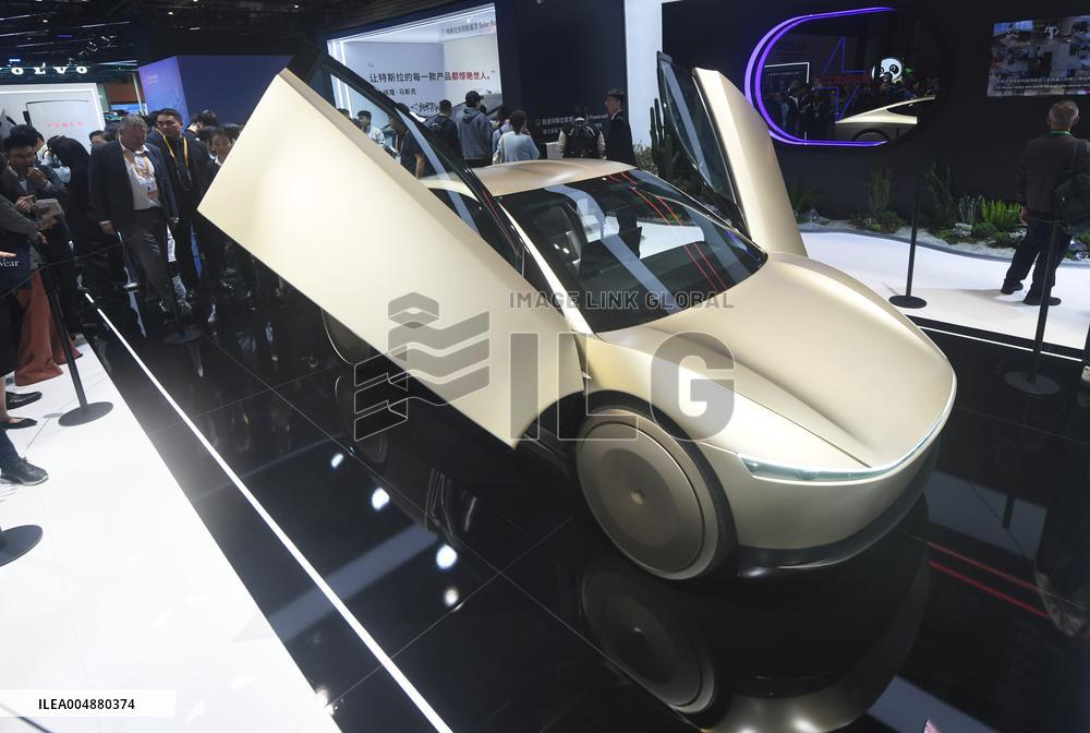 Tesla Cyber Autonomous EV at 8th CIIE in Shanghai