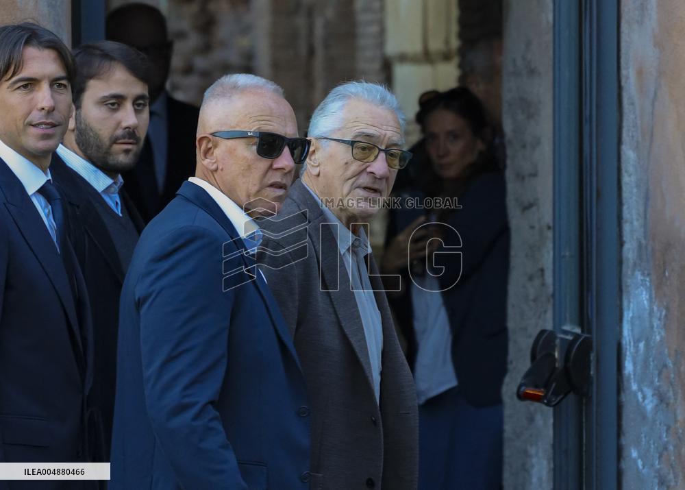 Robert De Niro Receives Lupa Capitolina Award - Rome