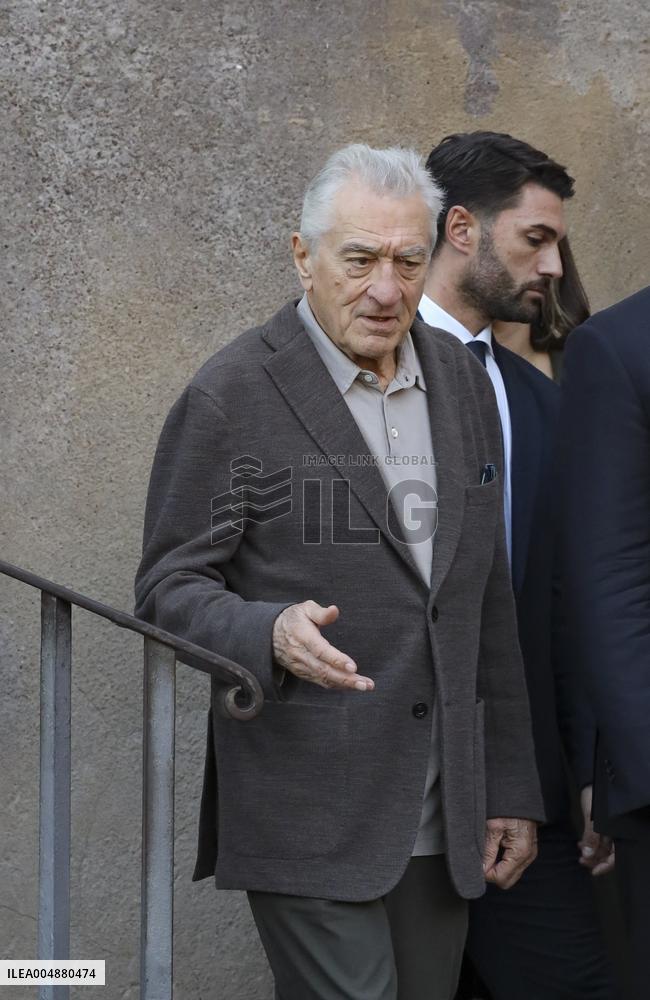 Robert De Niro Receives Lupa Capitolina Award - Rome