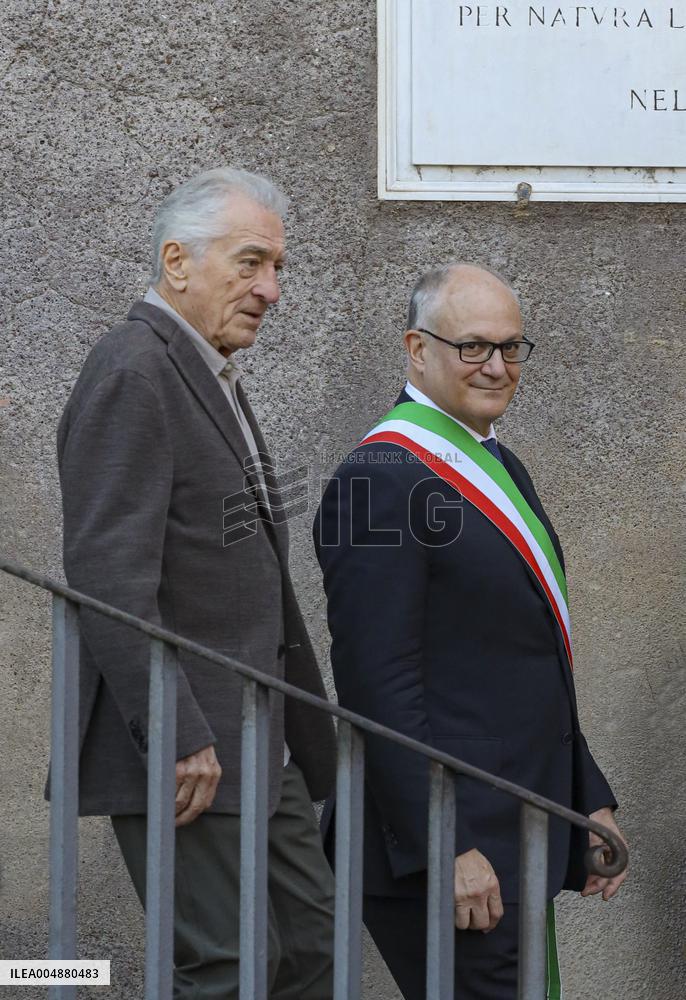 Robert De Niro Receives Lupa Capitolina Award - Rome