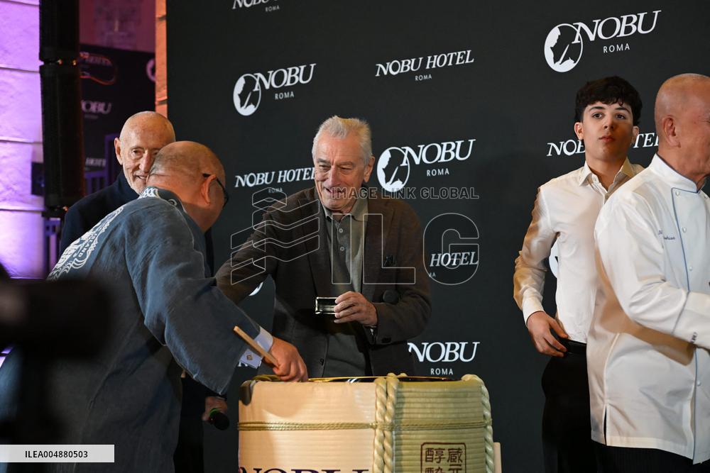 Robert De Niro At Nobu Hotel Opening - Rome