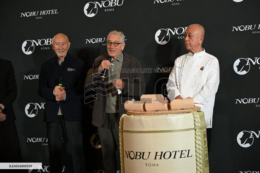 Robert De Niro At Nobu Hotel Opening - Rome