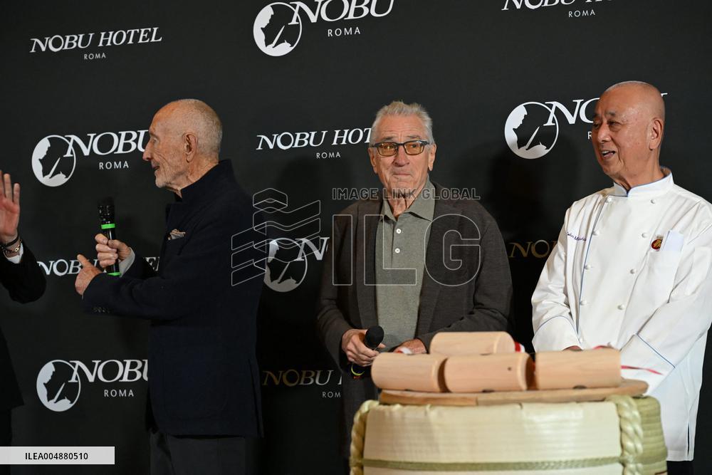 Robert De Niro At Nobu Hotel Opening - Rome