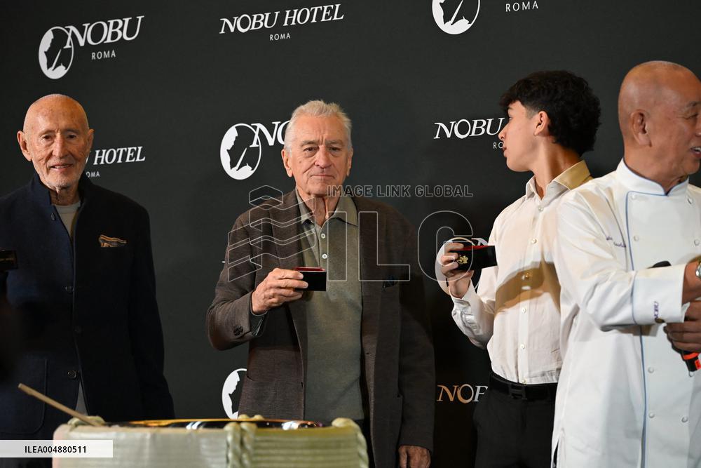 Robert De Niro At Nobu Hotel Opening - Rome