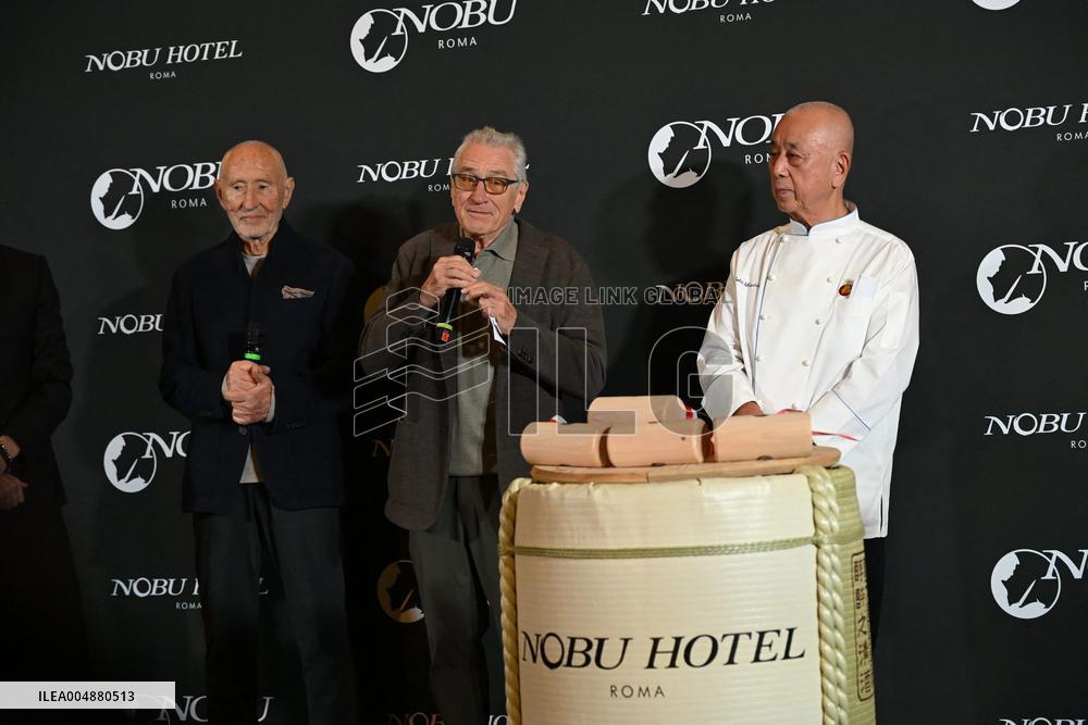 Robert De Niro At Nobu Hotel Opening - Rome