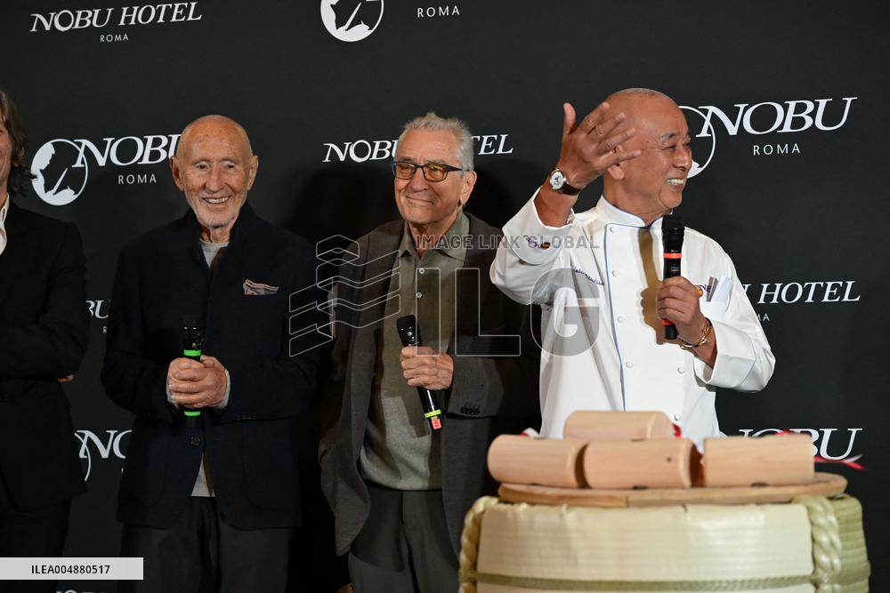 Robert De Niro At Nobu Hotel Opening - Rome