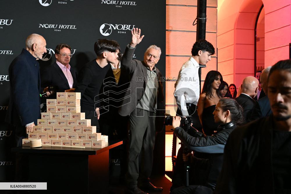 Robert De Niro At Nobu Hotel Opening - Rome