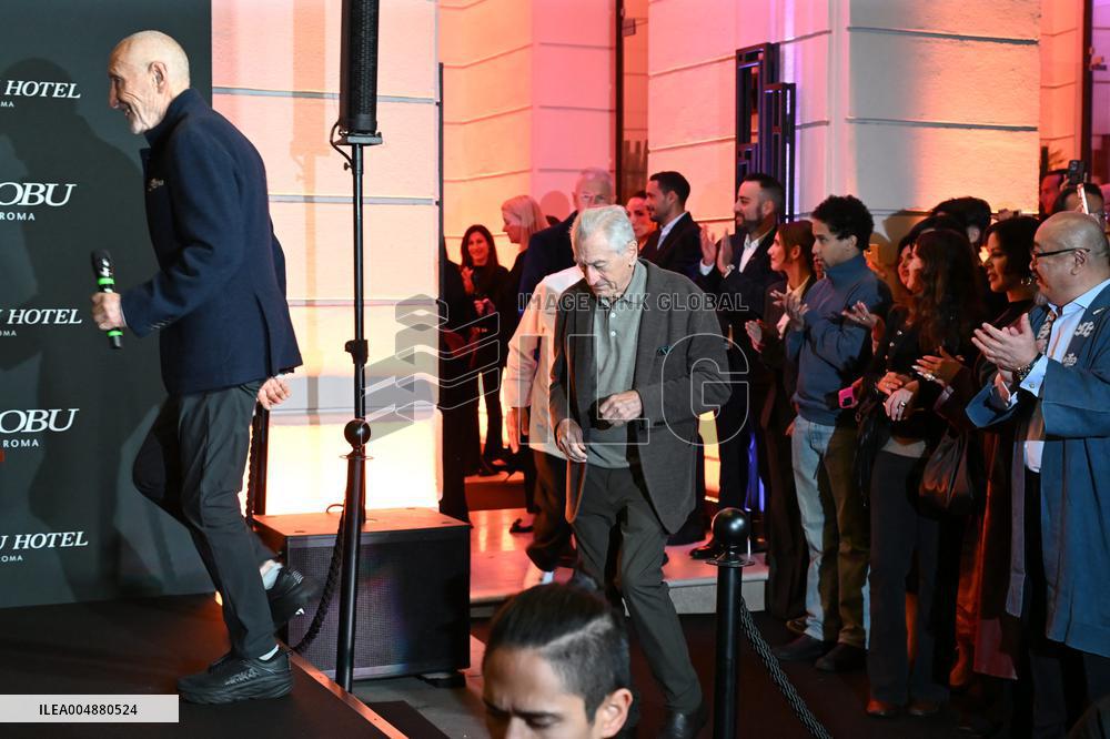 Robert De Niro At Nobu Hotel Opening - Rome