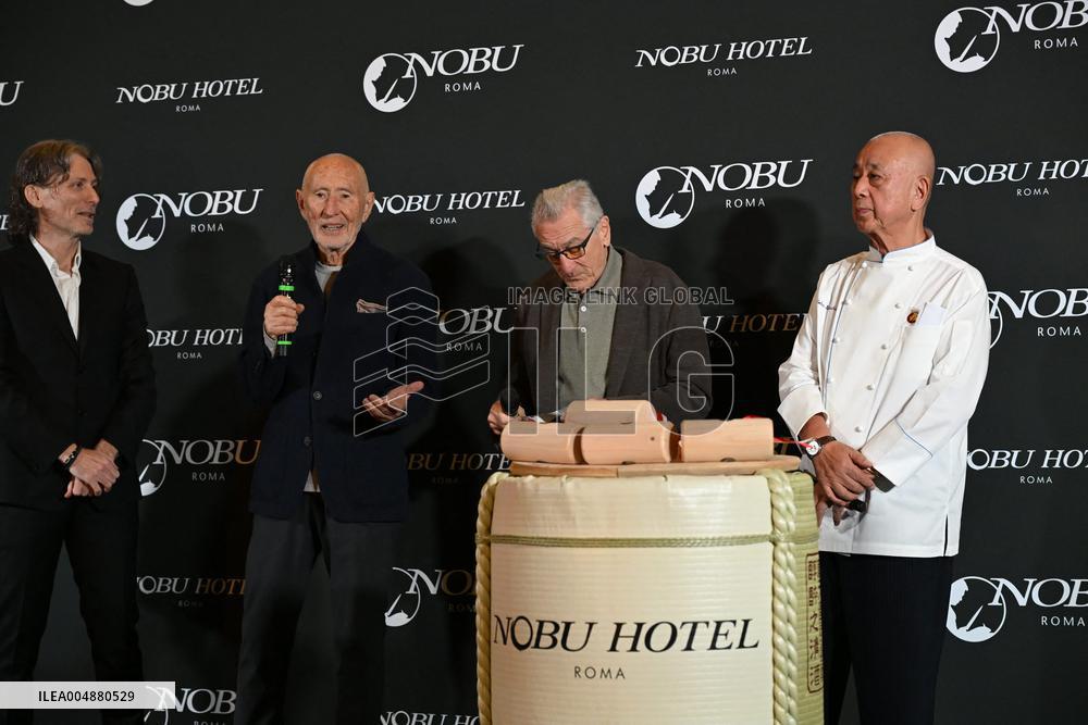 Robert De Niro At Nobu Hotel Opening - Rome