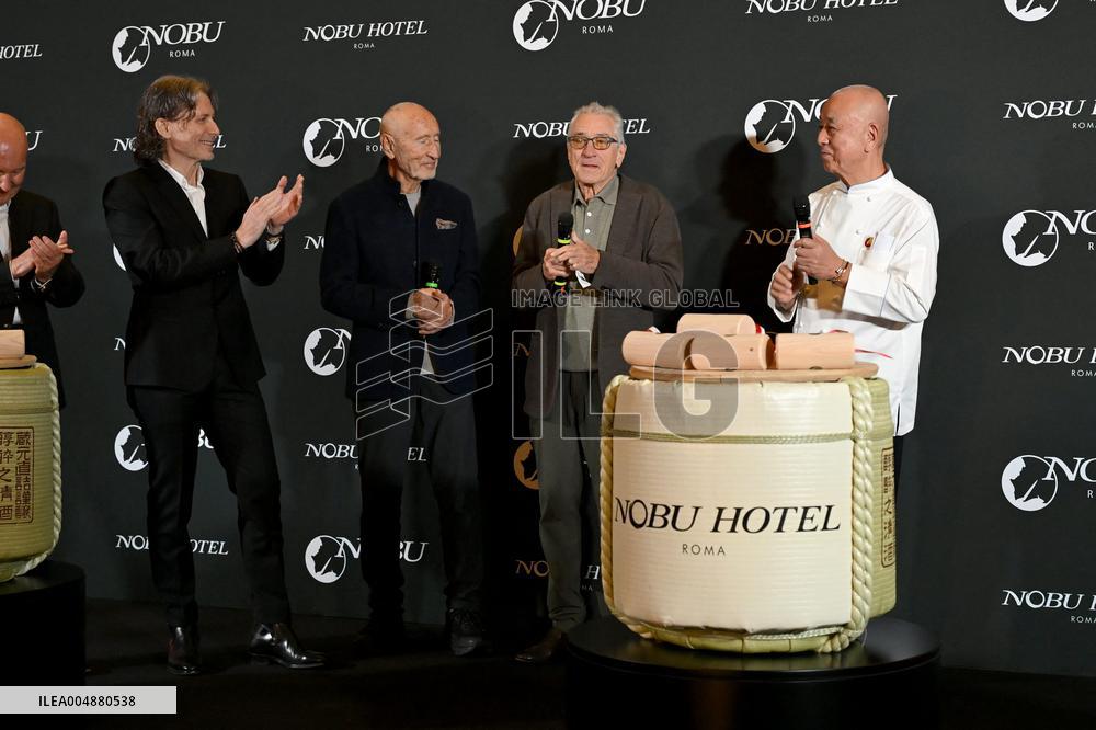 Robert De Niro At Nobu Hotel Opening - Rome