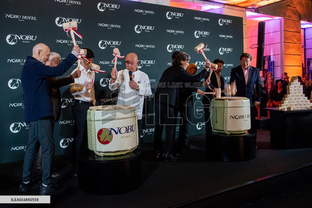 Robert De Niro At Nobu Hotel Sake Ceremony - Rome