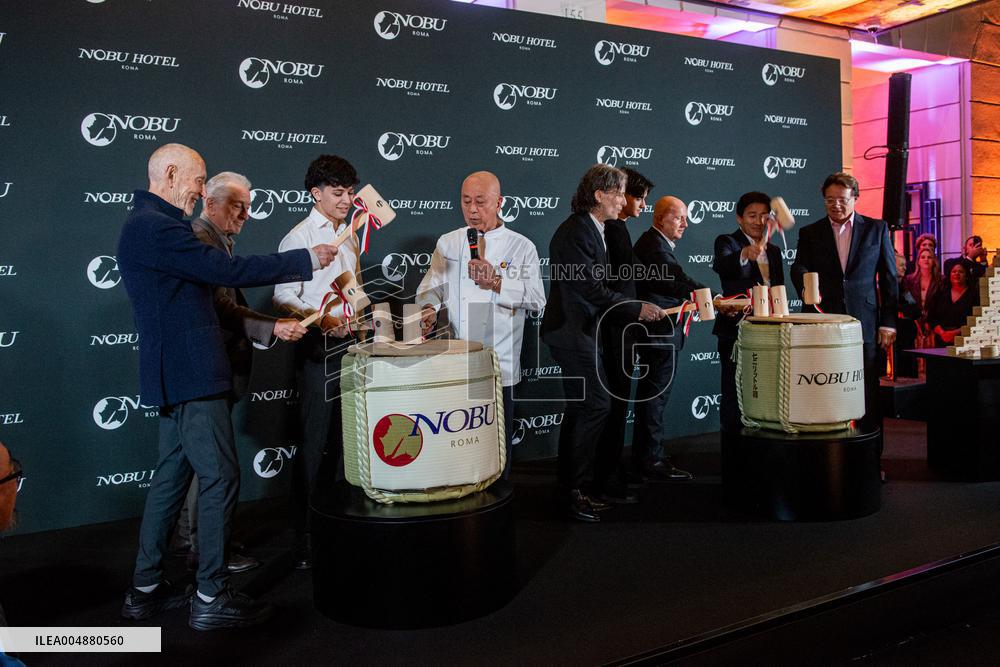 Robert De Niro At Nobu Hotel Sake Ceremony - Rome