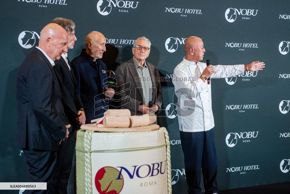 Robert De Niro At Nobu Hotel Sake Ceremony - Rome