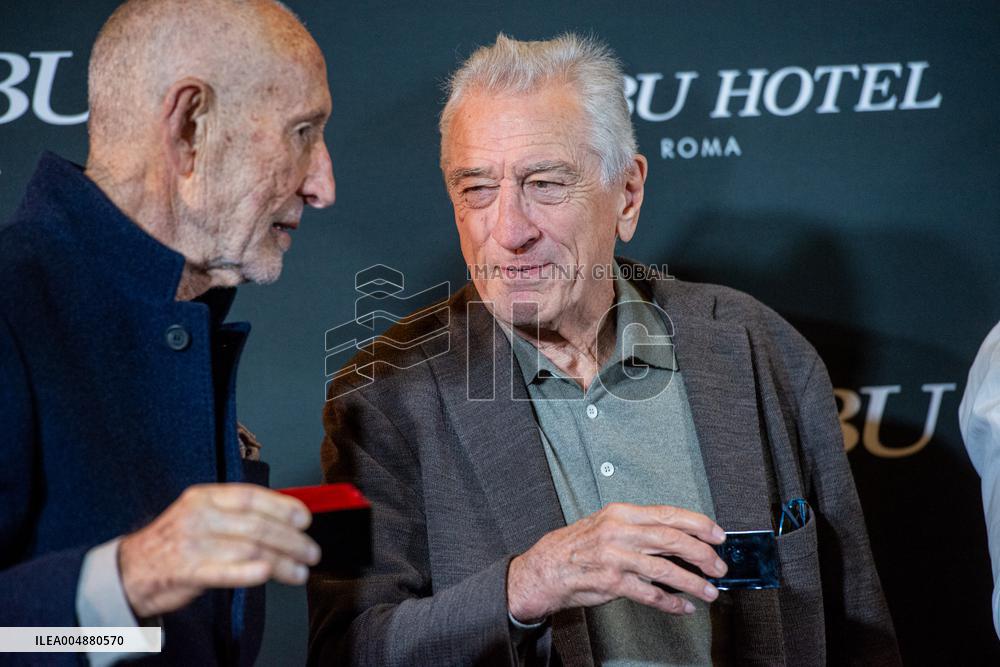 Robert De Niro At Nobu Hotel Sake Ceremony - Rome