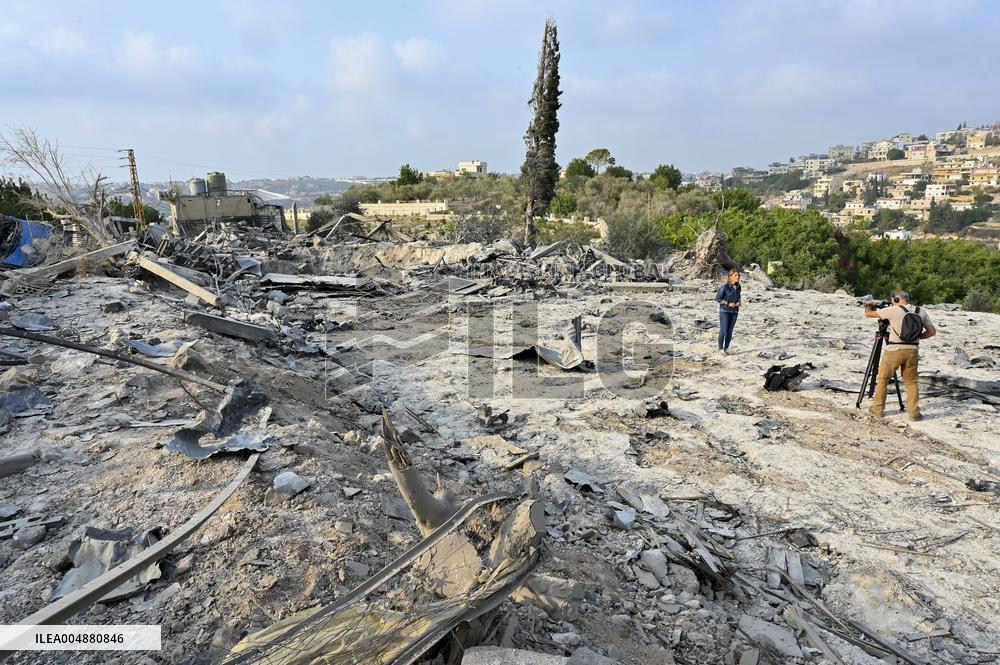 Israeli Airstrike Hits South Lebanon