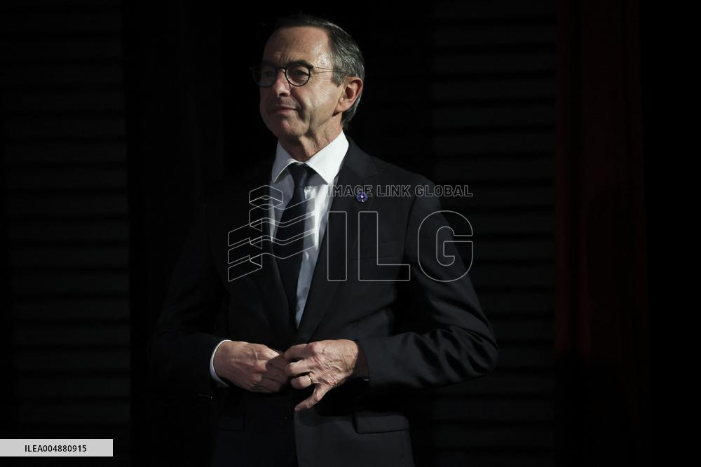 Bruno Retailleau At Public Meeting - Bry Sur Marne