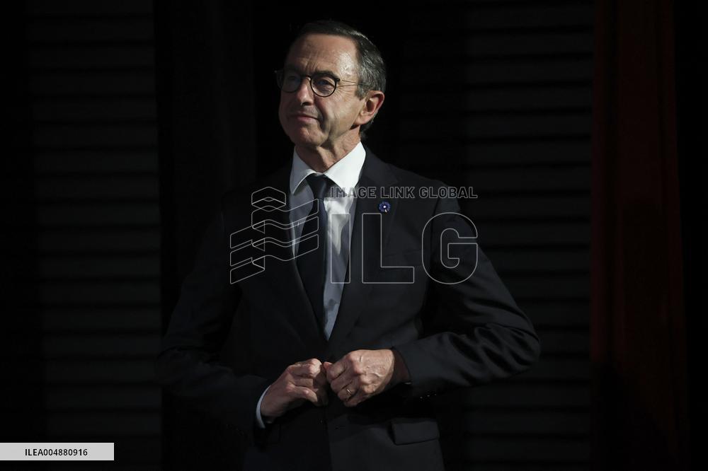 Bruno Retailleau At Public Meeting - Bry Sur Marne