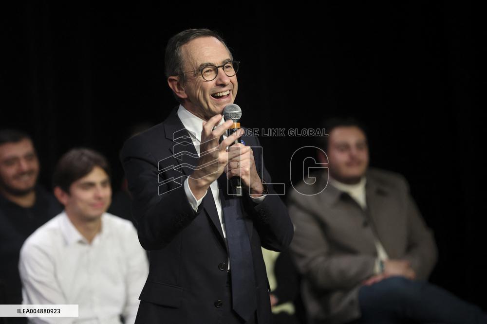 Bruno Retailleau At Public Meeting - Bry Sur Marne