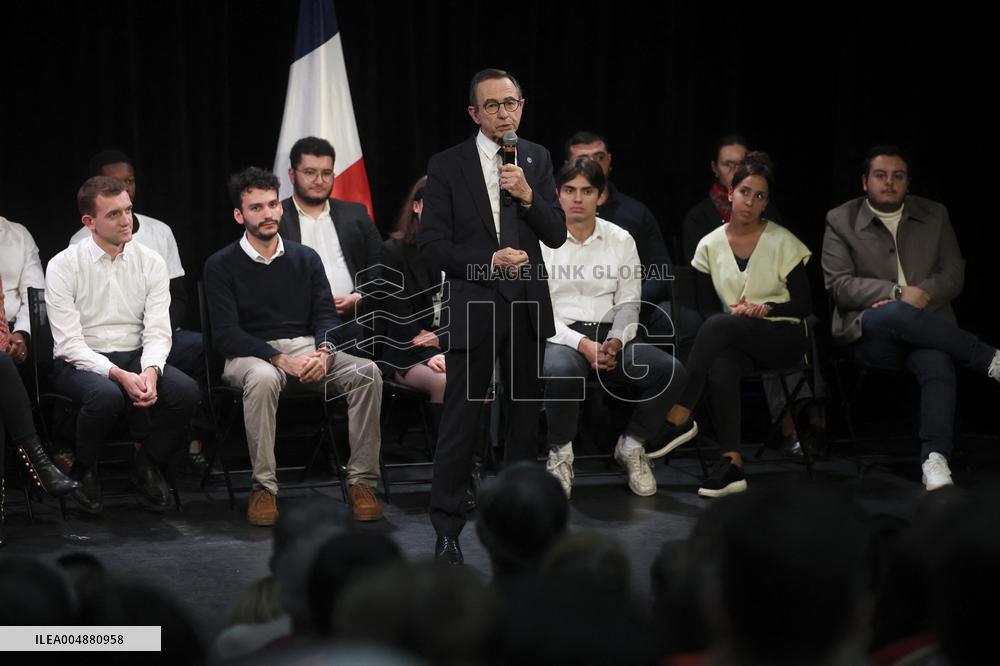 Bruno Retailleau At Public Meeting - Bry Sur Marne