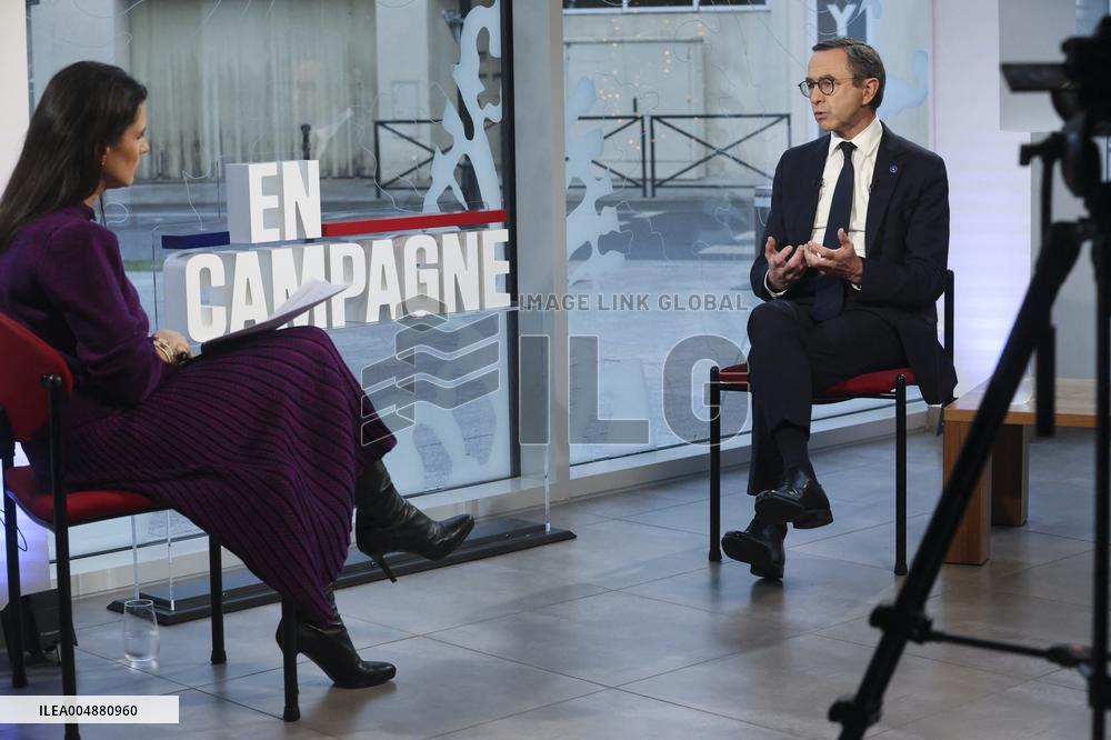 Apolline De Malherbe Interviews Bruno Retailleau - Bry Sur Marne