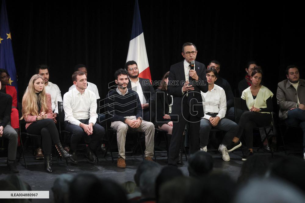 Bruno Retailleau At Public Meeting - Bry Sur Marne