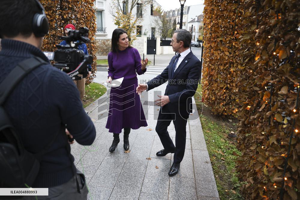 Apolline De Malherbe Interviews Bruno Retailleau - Bry Sur Marne