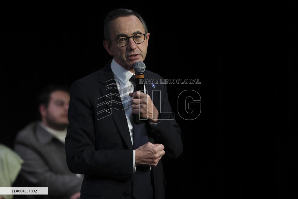 Bruno Retailleau At Public Meeting - Bry Sur Marne