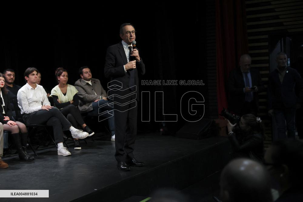 Bruno Retailleau At Public Meeting - Bry Sur Marne