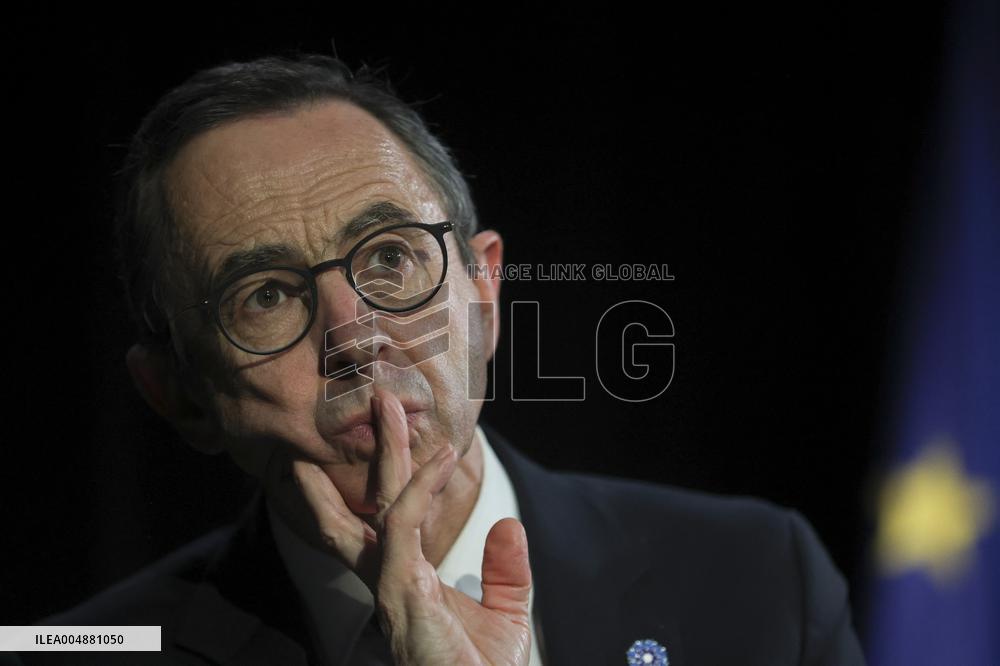 Bruno Retailleau At Public Meeting - Bry Sur Marne