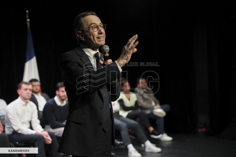 Bruno Retailleau At Public Meeting - Bry Sur Marne