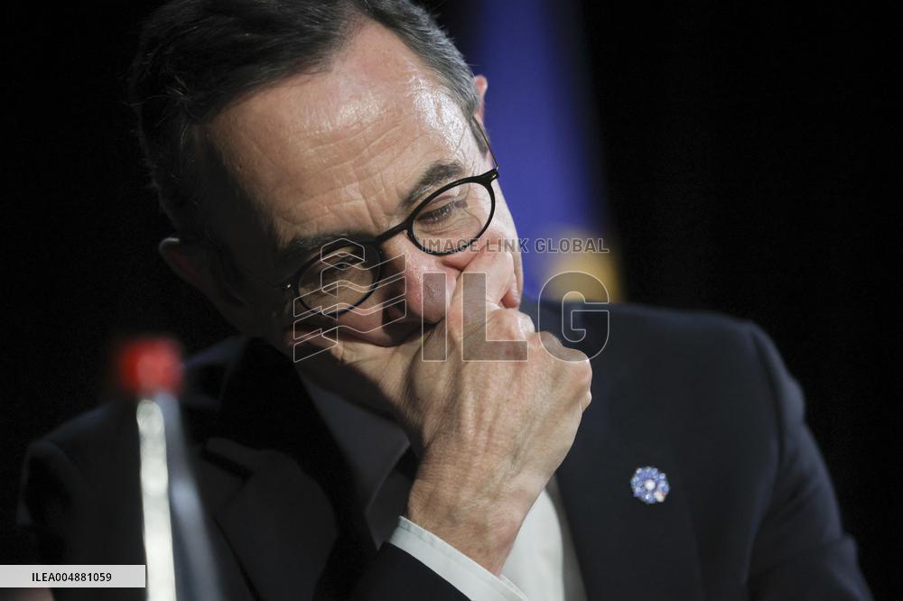 Bruno Retailleau At Public Meeting - Bry Sur Marne