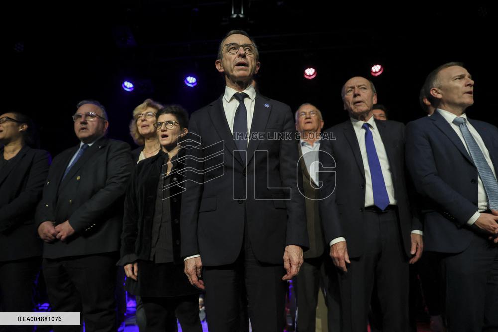 Bruno Retailleau At Public Meeting - Bry Sur Marne