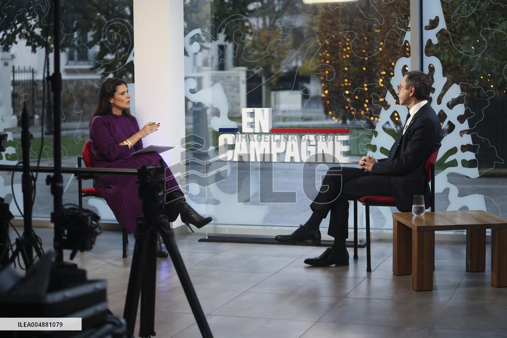 Apolline De Malherbe Interviews Bruno Retailleau - Bry Sur Marne