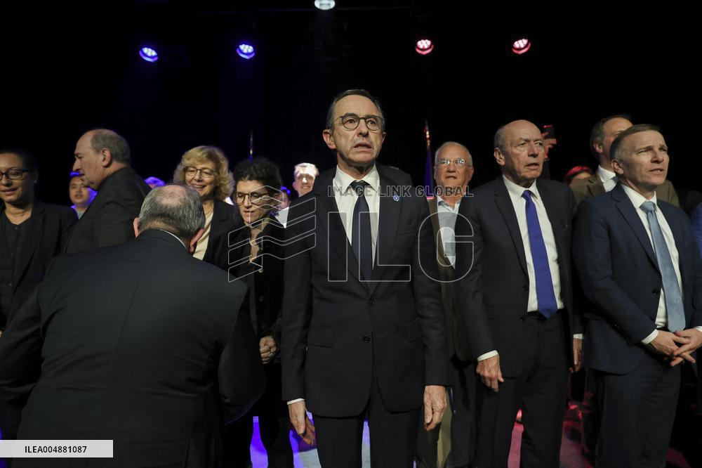 Bruno Retailleau At Public Meeting - Bry Sur Marne