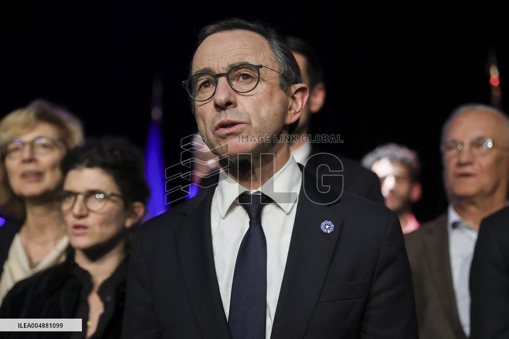 Bruno Retailleau At Public Meeting - Bry Sur Marne