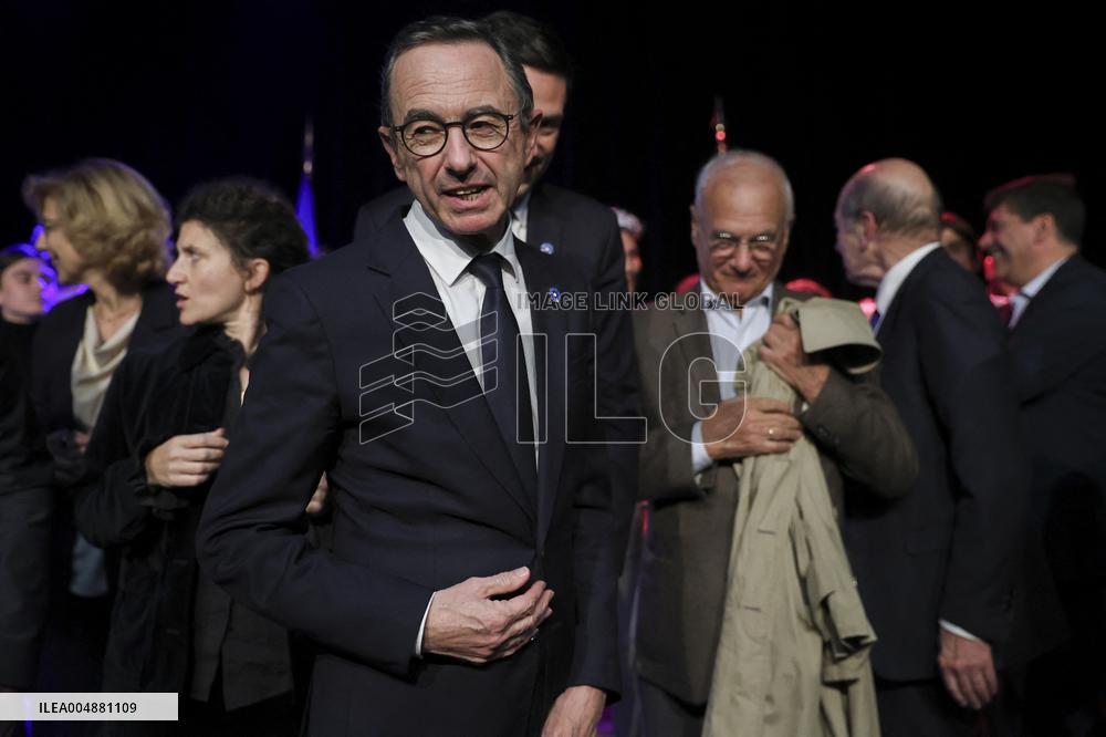 Bruno Retailleau At Public Meeting - Bry Sur Marne