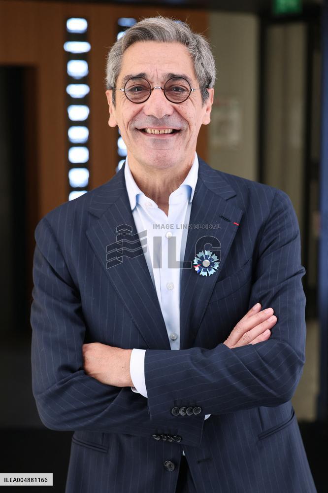 Exclusive - Serge Papin On RMC/BFMTV - Paris