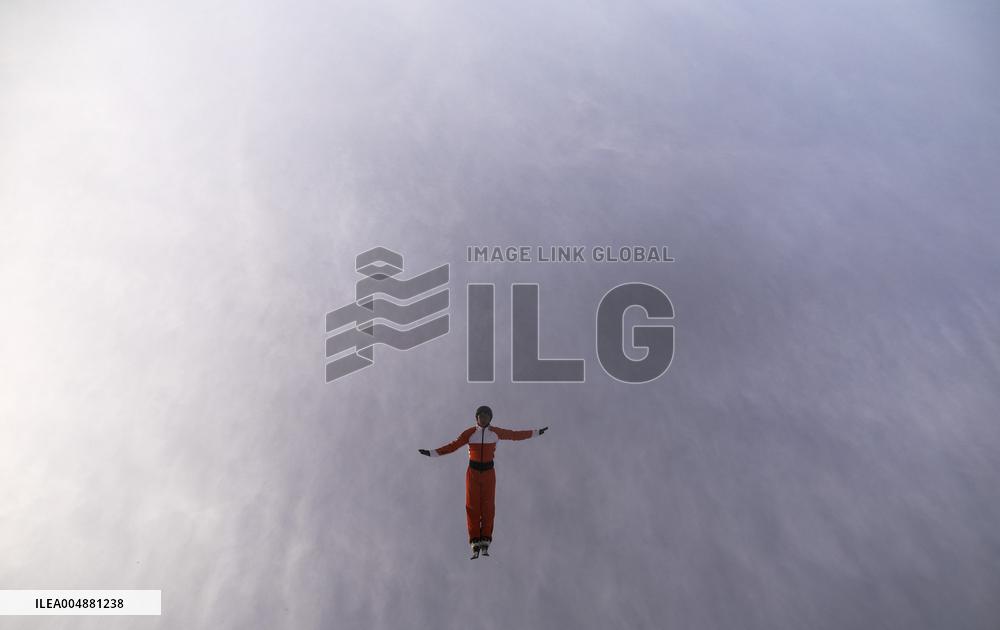 Training Session of Freestyle Skiing Aerials - China