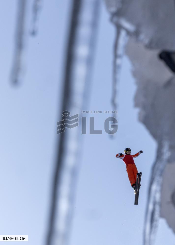 Training Session of Freestyle Skiing Aerials - China