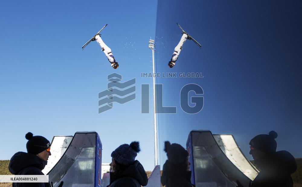 Training Session of Freestyle Skiing Aerials - China