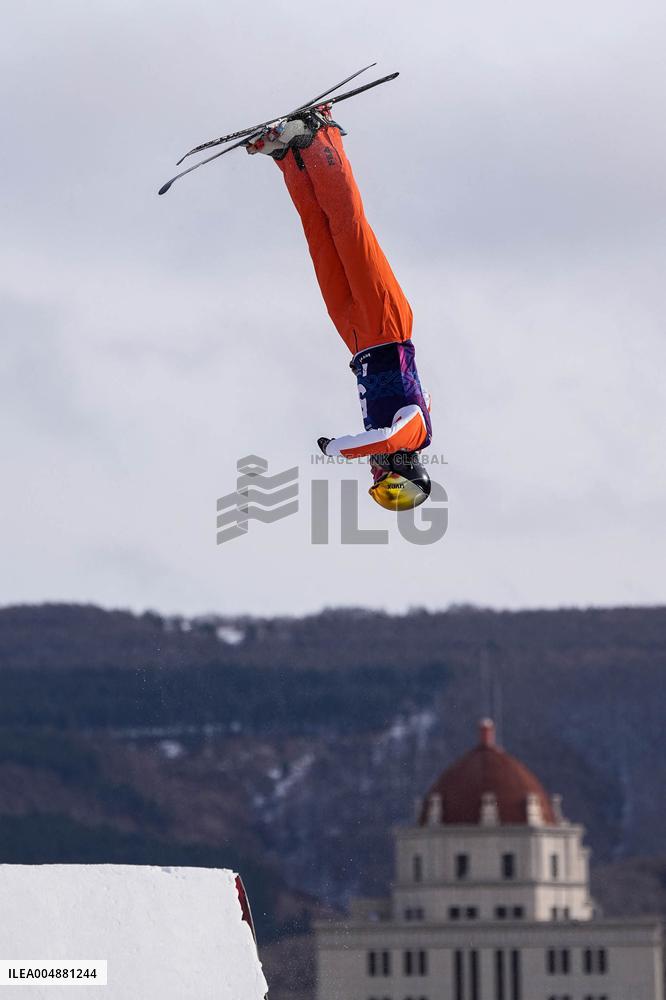 Training Session of Freestyle Skiing Aerials - China