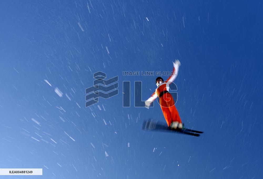 Training Session of Freestyle Skiing Aerials - China