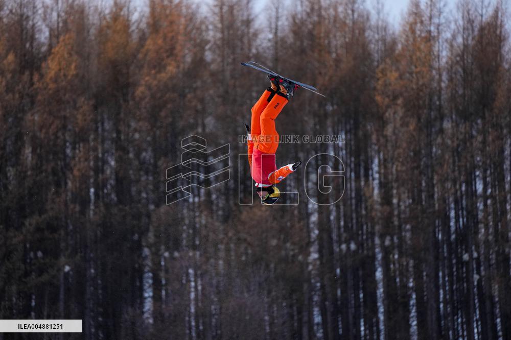 Training Session of Freestyle Skiing Aerials - China
