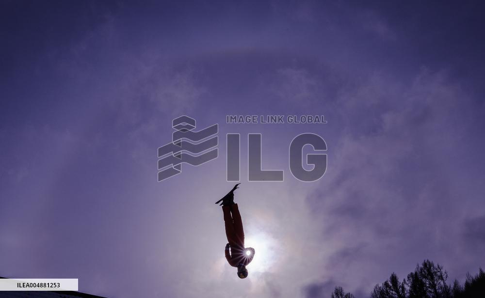 Training Session of Freestyle Skiing Aerials - China