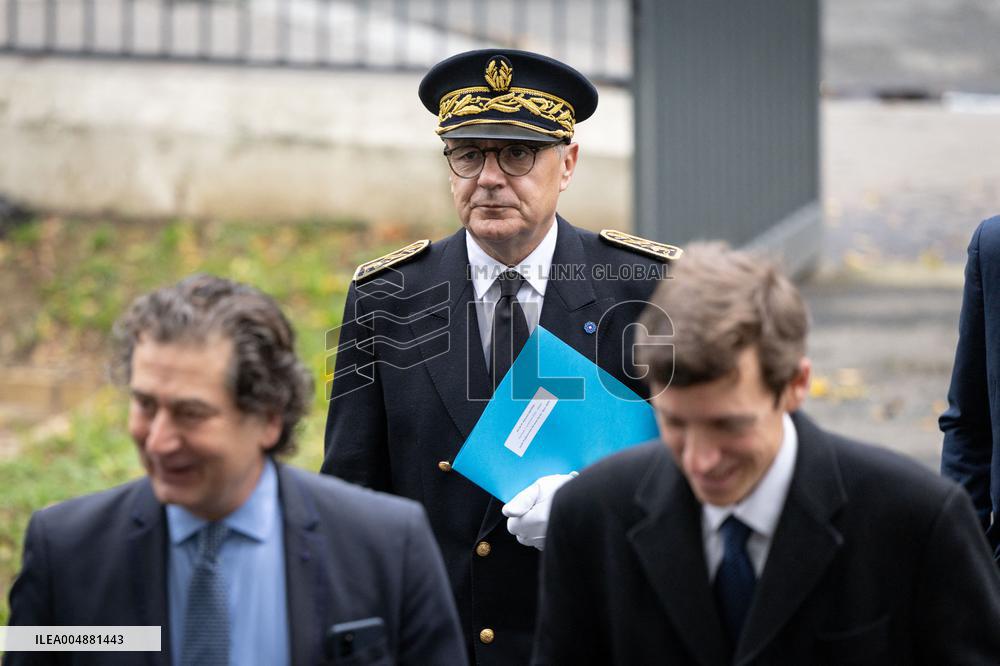 Edouard Geffray visit Gustave Ferrie High School - Paris AJ