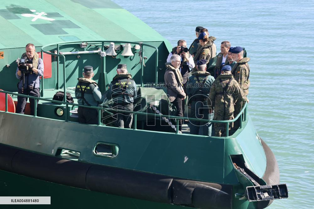 King Felipe VI Visits Civil Guard Maritime Unit - Cadiz