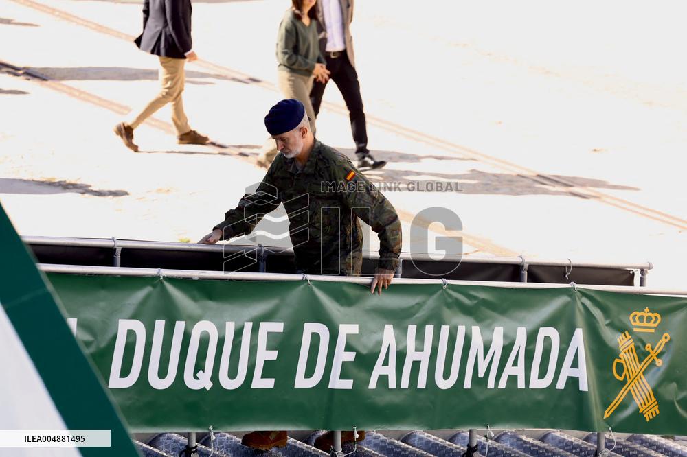 King Felipe VI Visits Civil Guard Maritime Unit - Cadiz