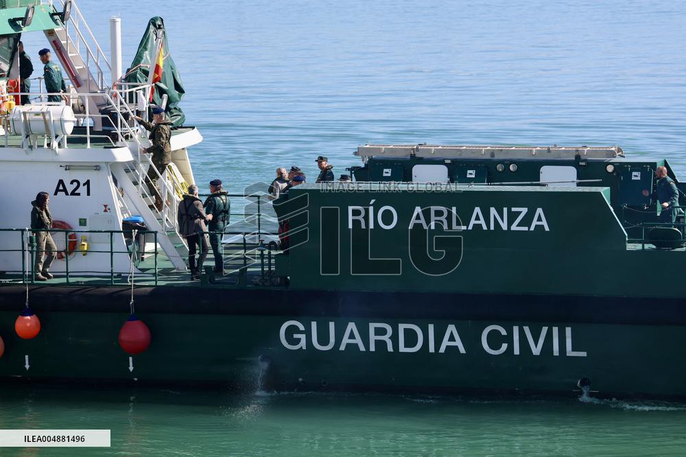 King Felipe VI Visits Civil Guard Maritime Unit - Cadiz