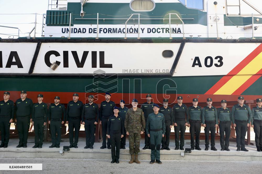 King Felipe VI Visits Civil Guard Maritime Unit - Cadiz